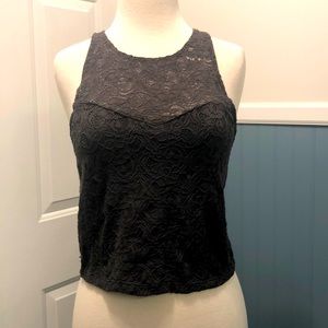 Lace crop top
